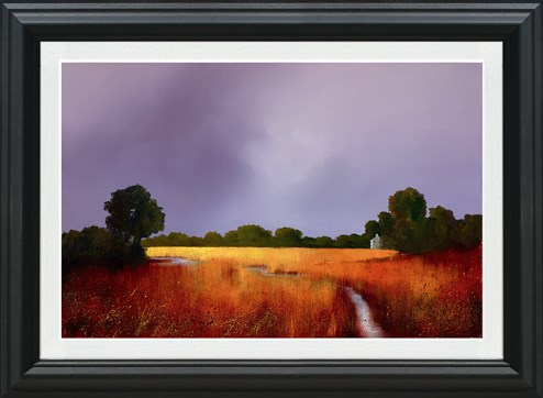 Enduring Light by Barry Hilton - Framed Embellished Canvas on Board